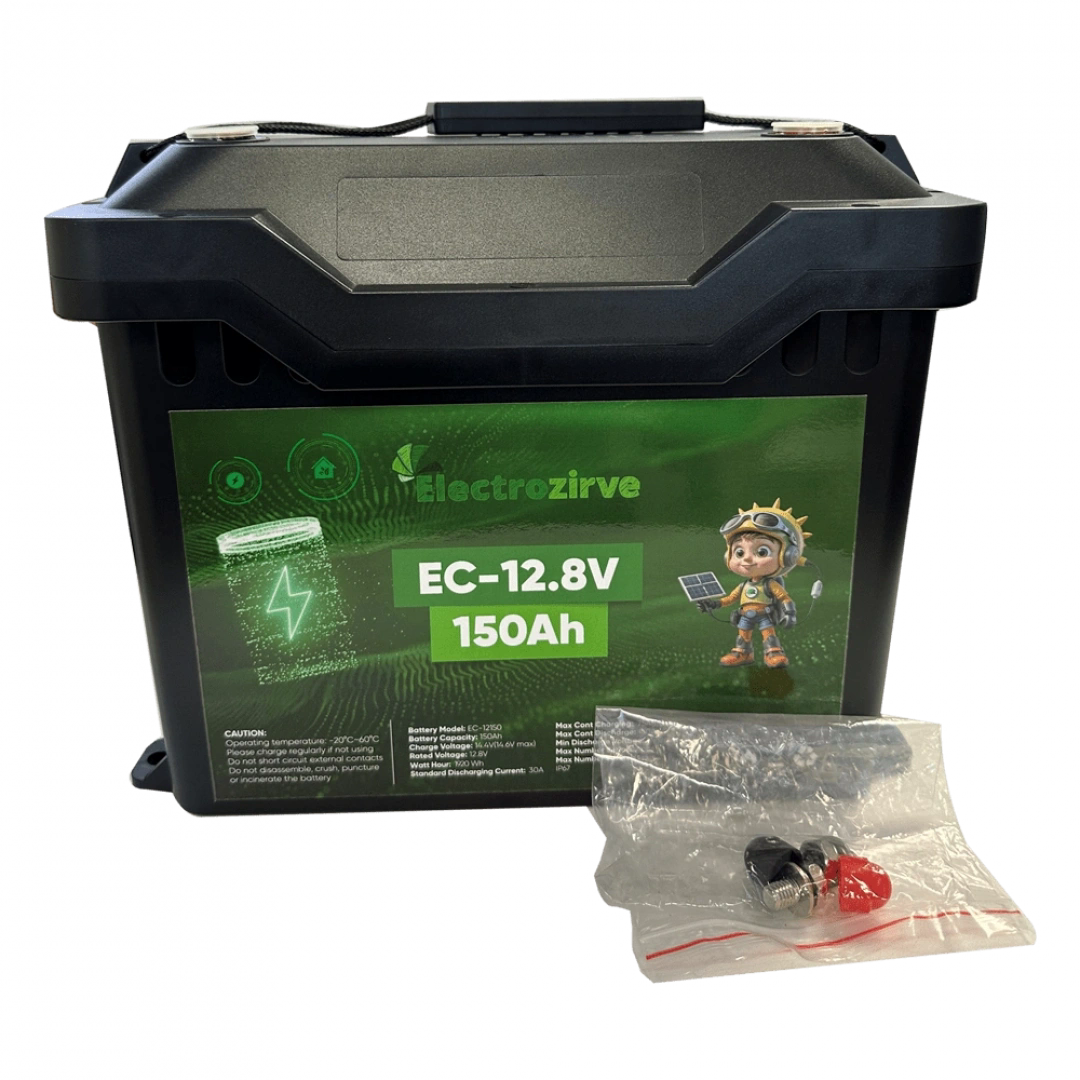 ELECTROZİRVE ELC-ITG-BOX 12.8V 150Ah Lityum (LiFePO4) Batarya