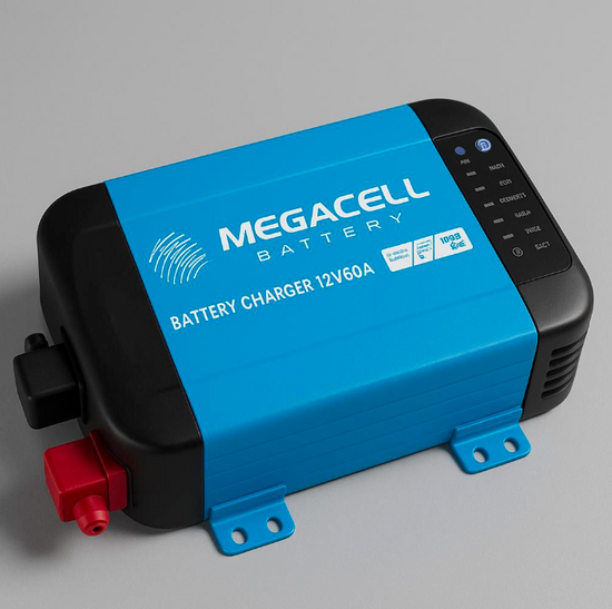 MEGACELL 12V 60A Akıllı Şebeke Şarj Cihazı