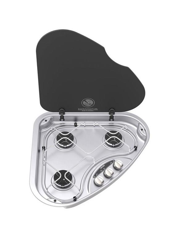 Thetford 3 Gözlü Köşe Ocak (Sola Açılır)