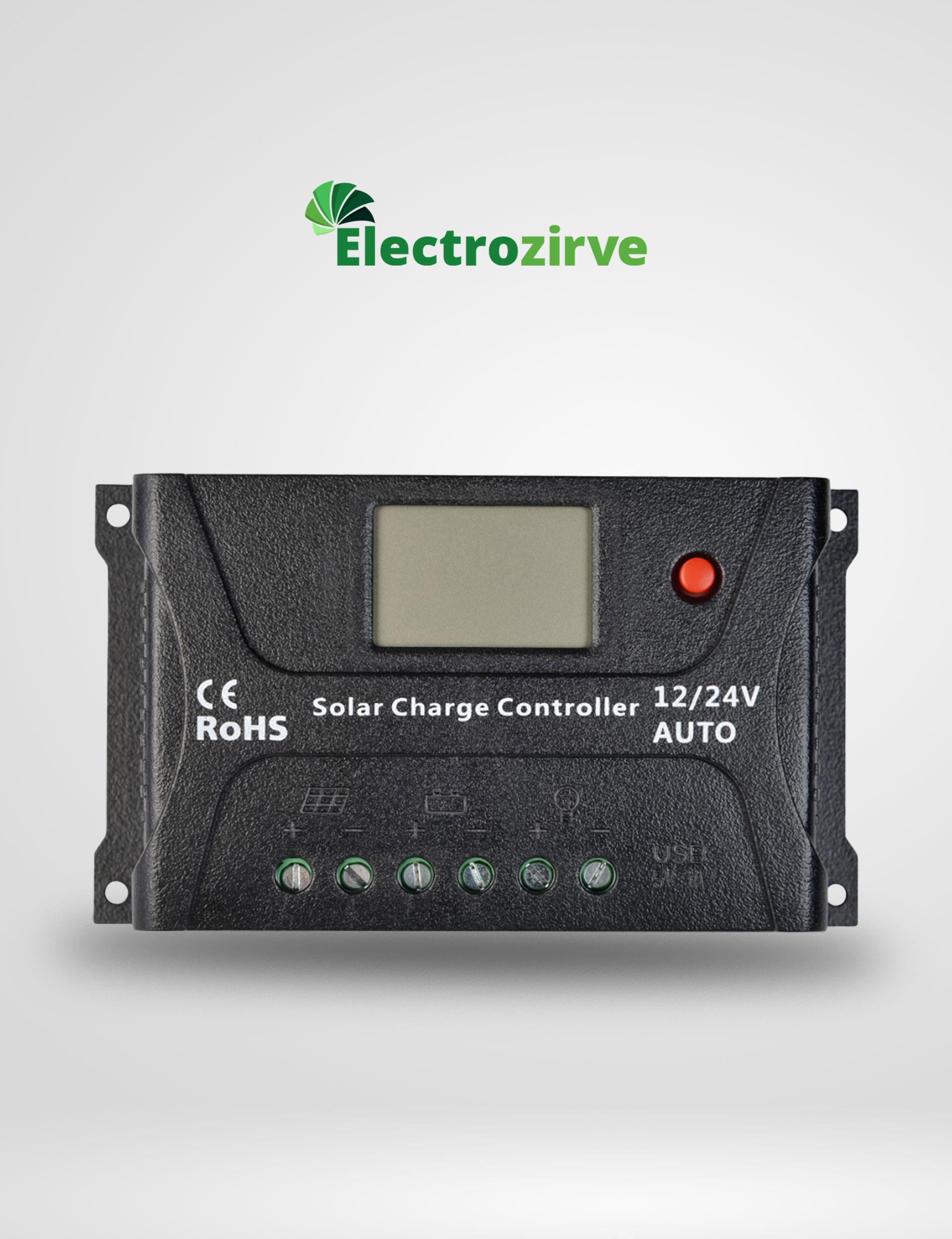 ELECTROZİRVE HP2410 10A Pwm Şarj Kontrol