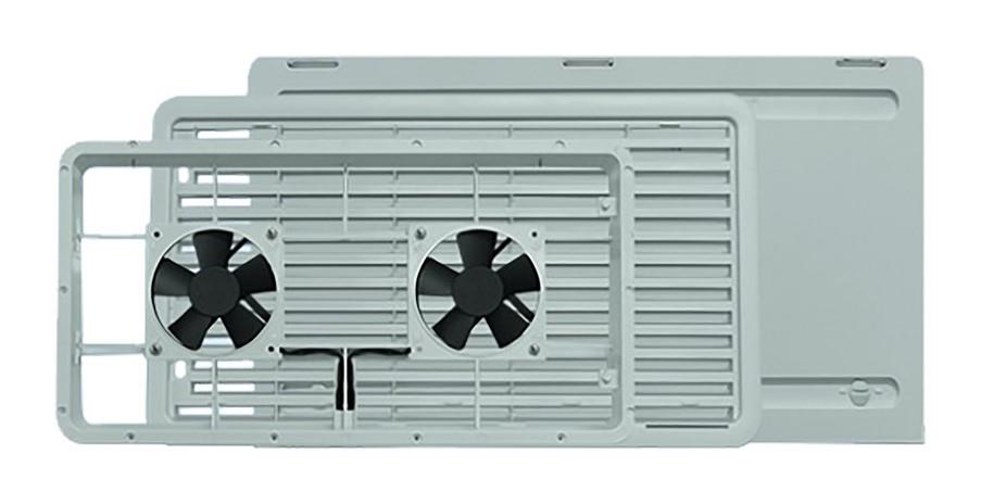 Buzdolabı Menfezi Fanlı 12V  (Kış Kapaklı) 49x25x5,8 cm