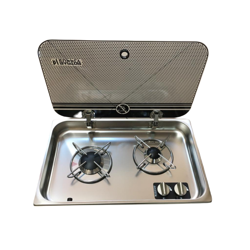 NAVY LOAD İKİ GÖZLÜ CAM KAPAKLI OCAK