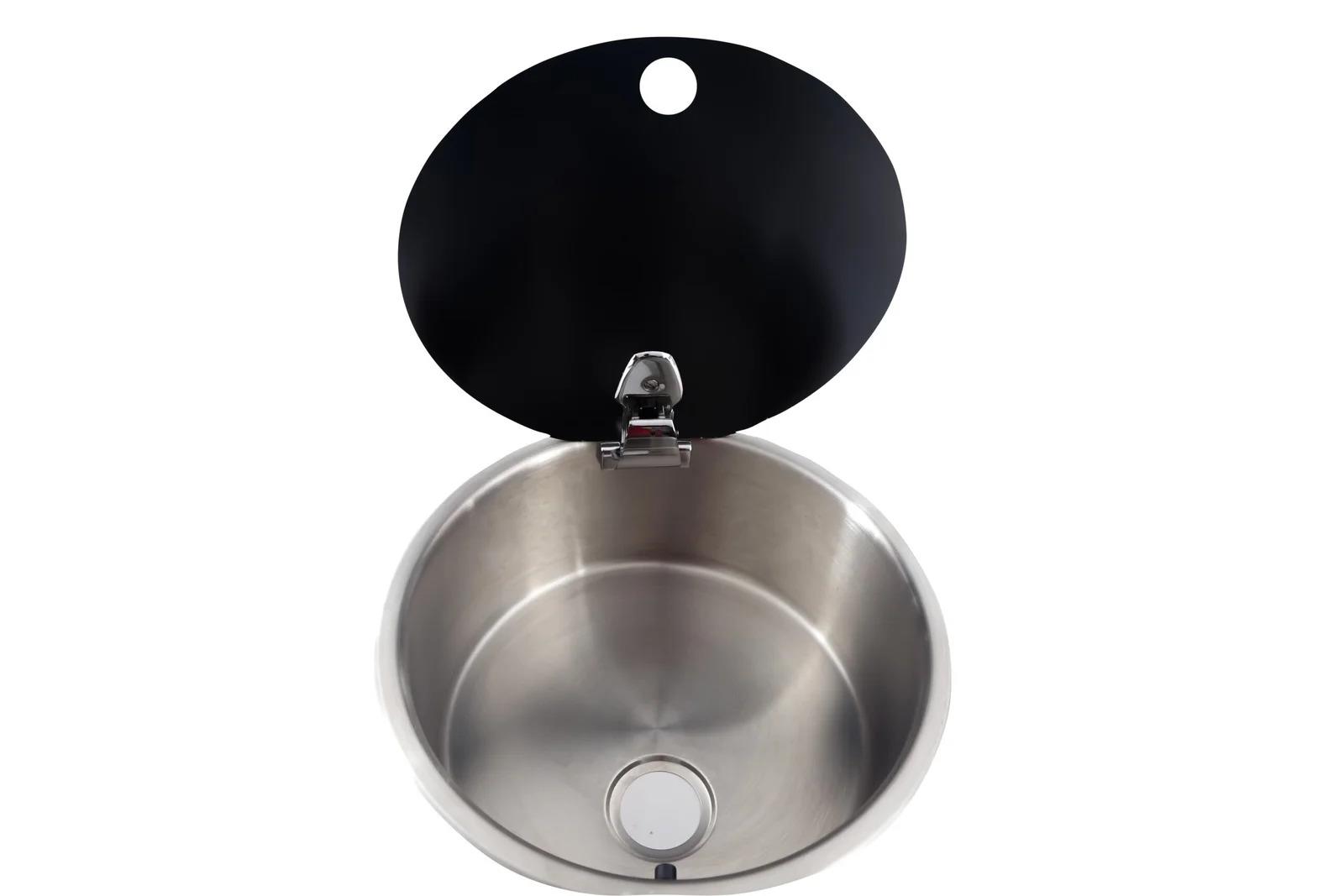 Cam Kapaklı Silindir Evye