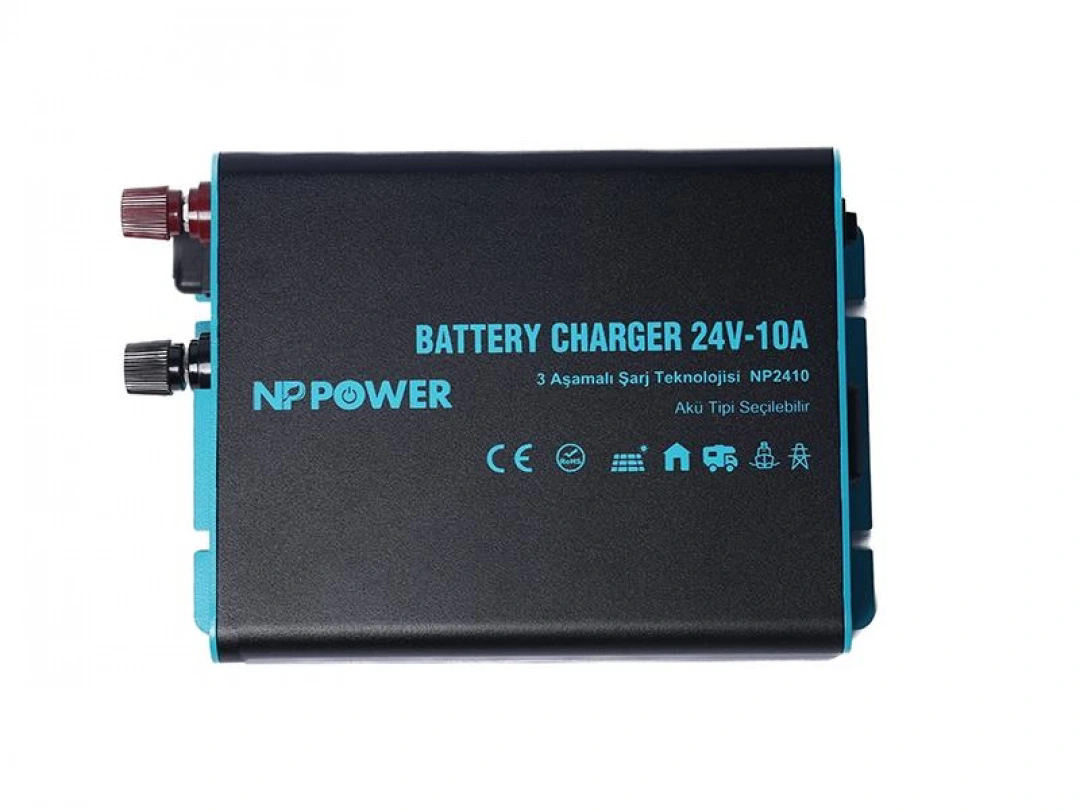 NP POWER NP2410 24V 10A Akü Şarj Cihazı