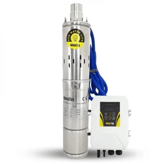 7500 Watt DC-AC Solar Dalgıç Derin Kuyu Pompası - Max.292 Metre - Max.18 Ton Su