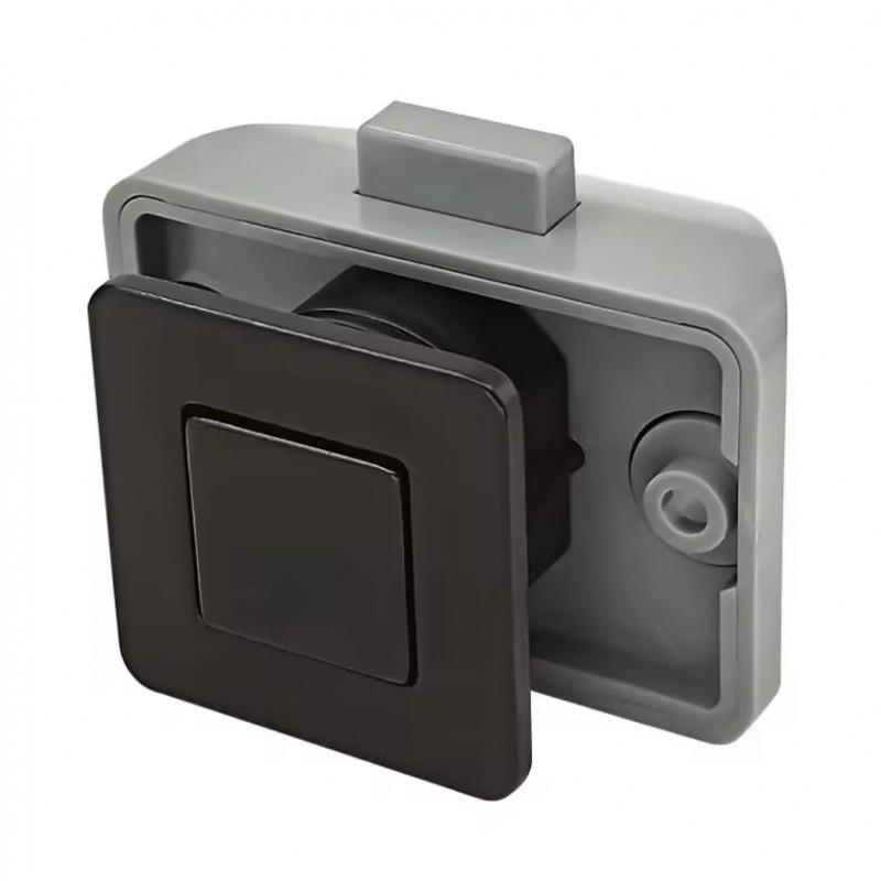 RV METAL SİYAH KARE BASÇEK KİLİDİ