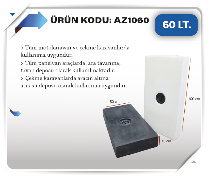 AZFEN 60 LITRE SU DEPOSU