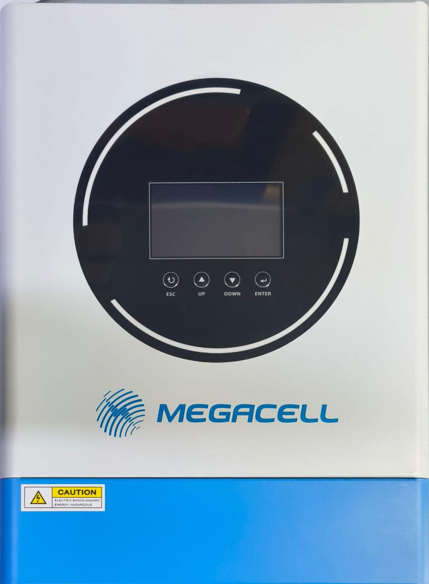 MEGACELL 48V/6200W HİBRİT İNVERTER (120A MPPT AKIMI) - AKÜSÜZ ÇALIŞMA