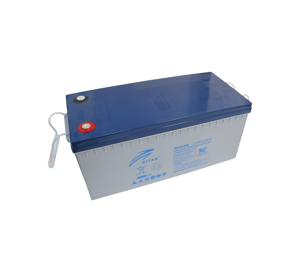 Ritar DG12-200 12V 200Ah Deep Cycle Saf Jel akü