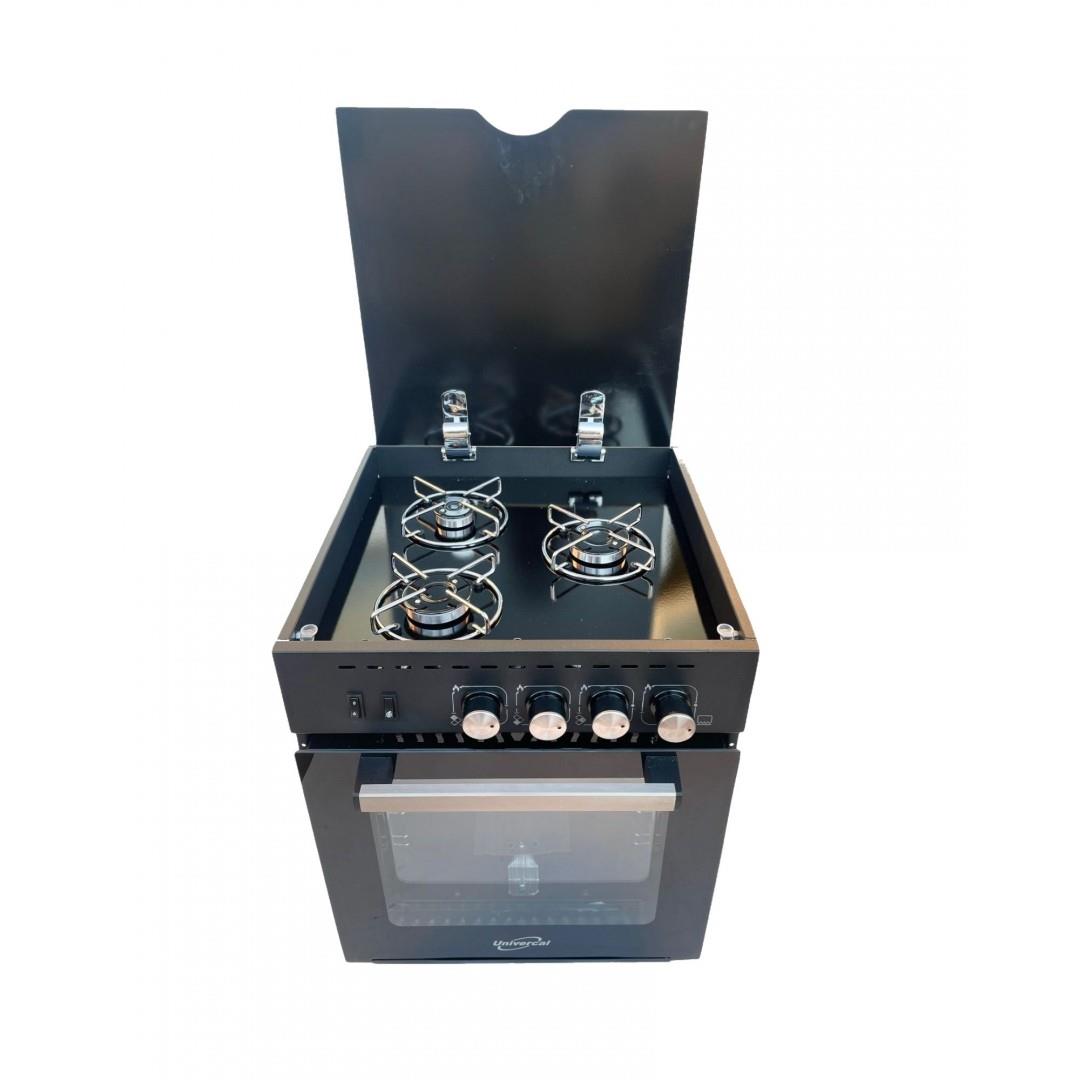 Univercal Triplex Gazlı Fırın - Üç Gözlü Ocak