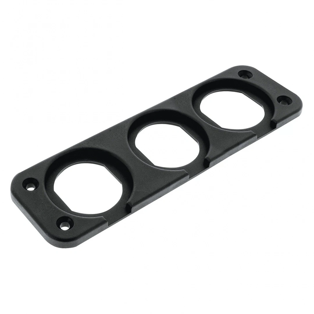 MELLİFERA ÜÇLÜ PLASTİK PANEL ( Çakmaklık, Usb,Type-C Ve Voltmetre İçin Delikli Plastik Panel )