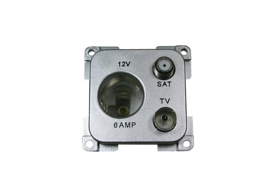 Çok Fonksiyonlu 12V Priz (Gümüş)