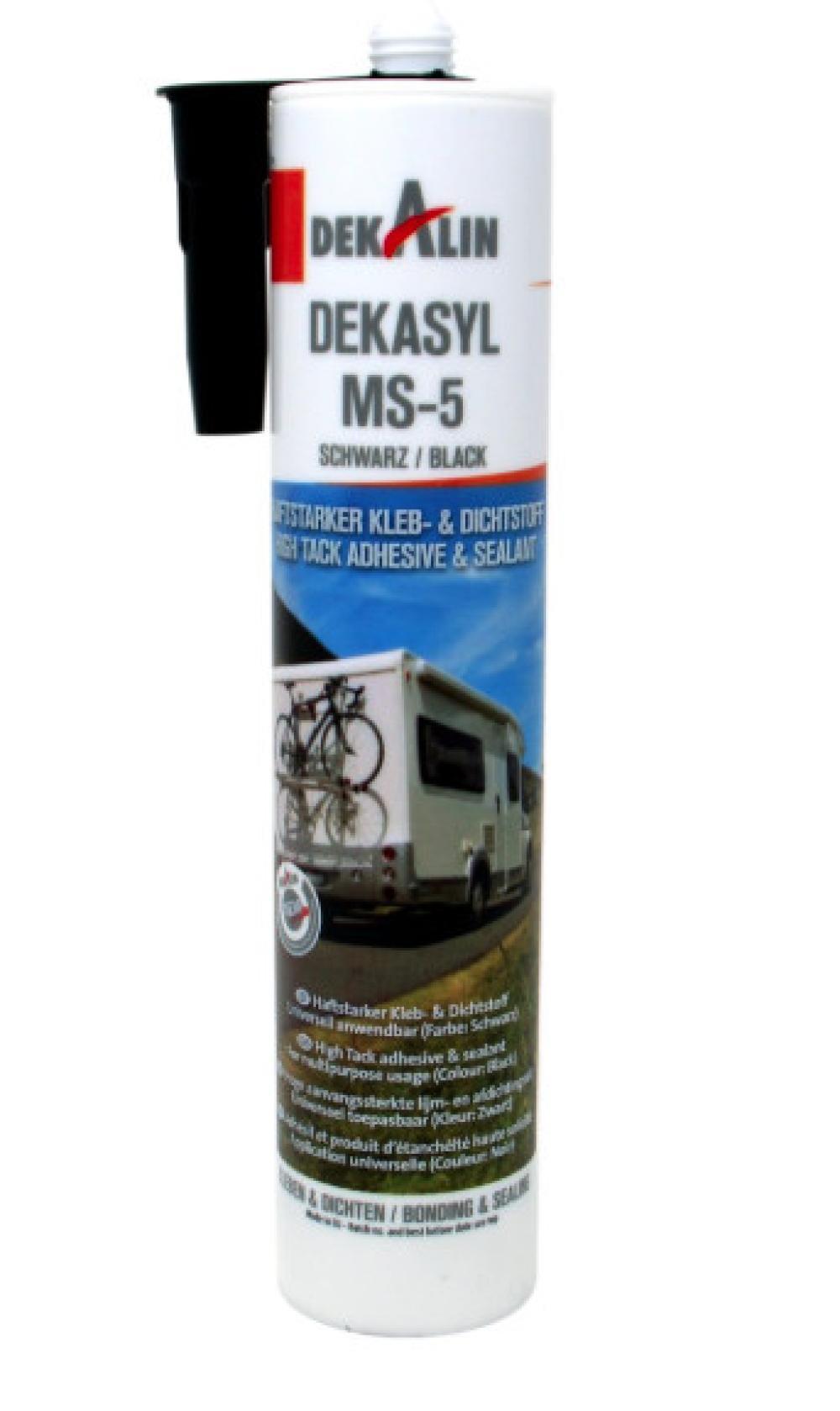 DEKALIN DEKASYL MS5-Siyah-290 ml Karavan Silikon Yapıştırıcı
