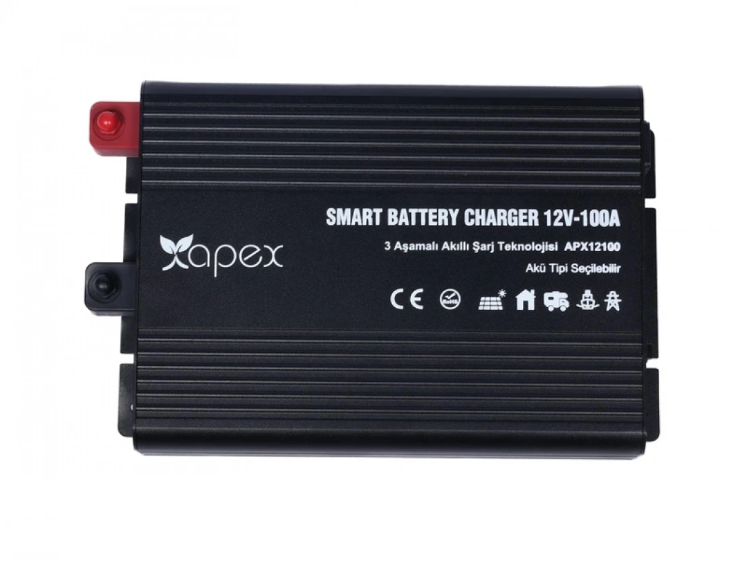 APEX APX12100 12V 100A Smart Akü Şarj Cihazı
