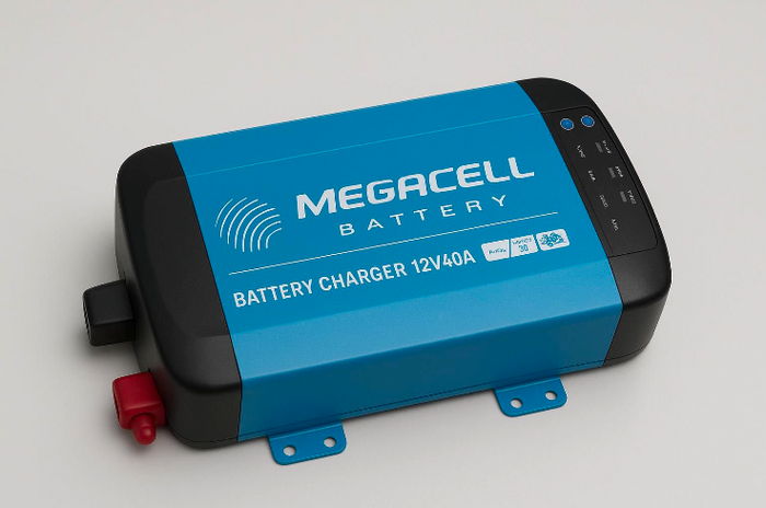 MEGACELL 12V 40A Akıllı Şebeke Şarj Cihazı