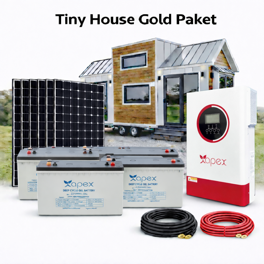 ELECTROZİRVE Tiny House Güneş Enerjisi Gold Paket