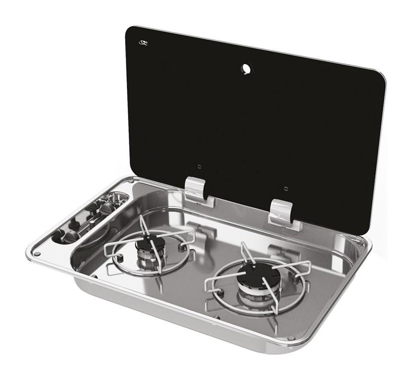 Dikdörtgen Çift Gözlü Ocak