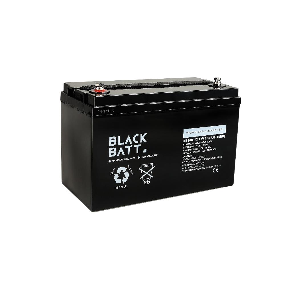 BlackBatt 12V 100Ah Bakımsız Kuru Akü