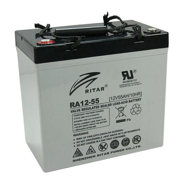 Ritar 12V 55Ah Bakımsız Kuru Akü