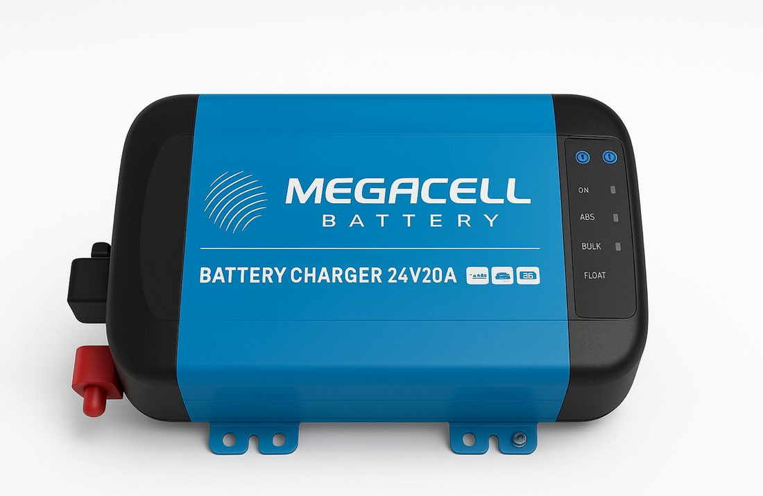 MEGACELL 24V 20A Akıllı Şebeke Şarj Cihazı