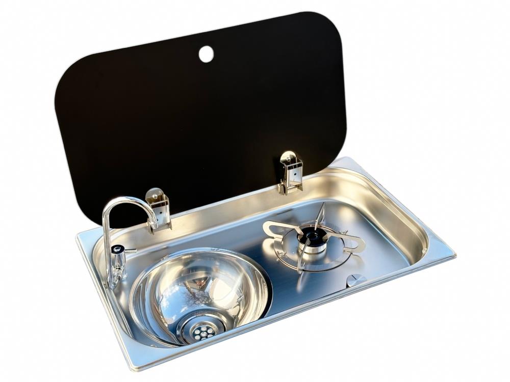 ATY Kombinasyonlu Evye Ocak Lamine Kapaklı