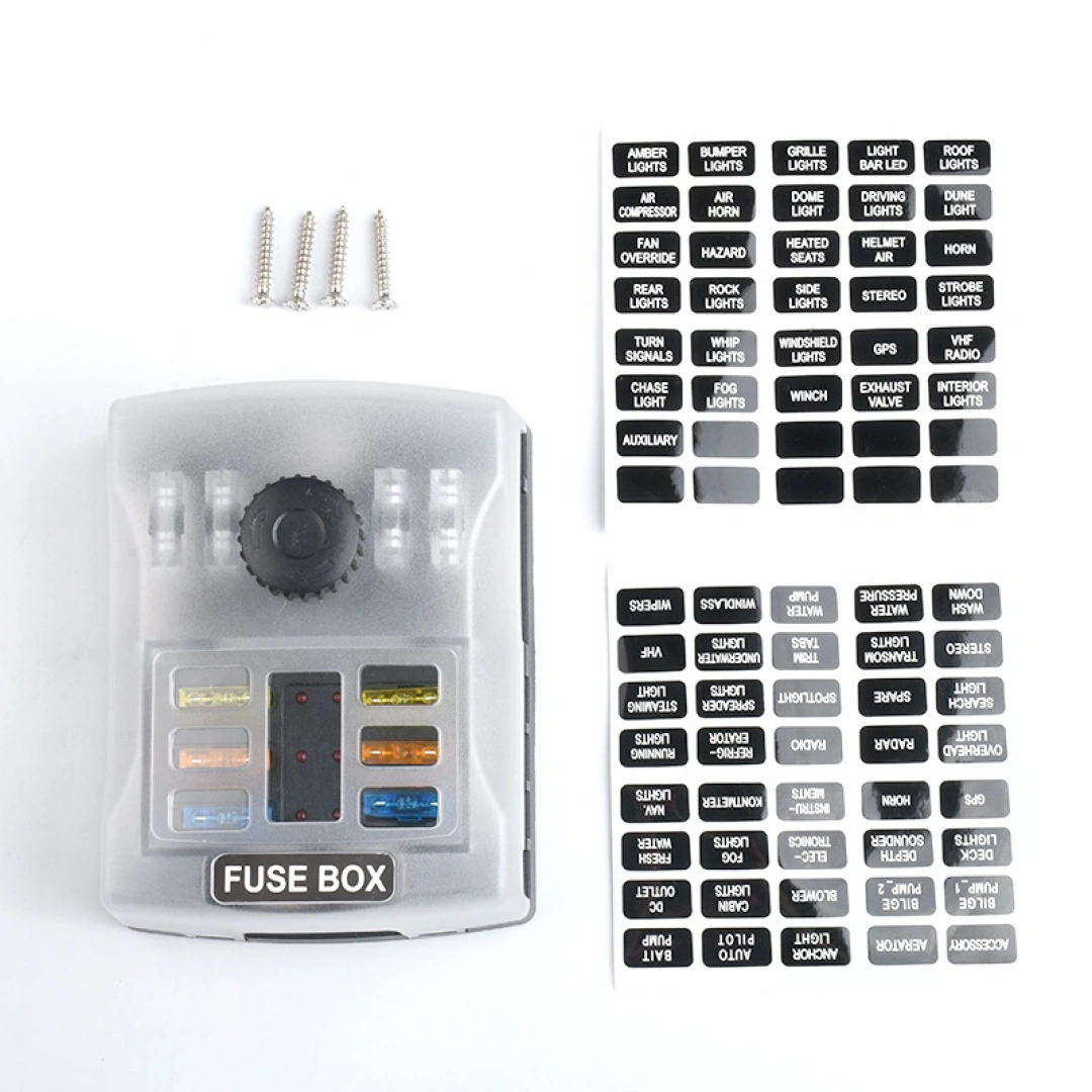 MELLİFERA KAZ IŞIKLI 6'LI DC SİGORTA KUTUSU VİDALI