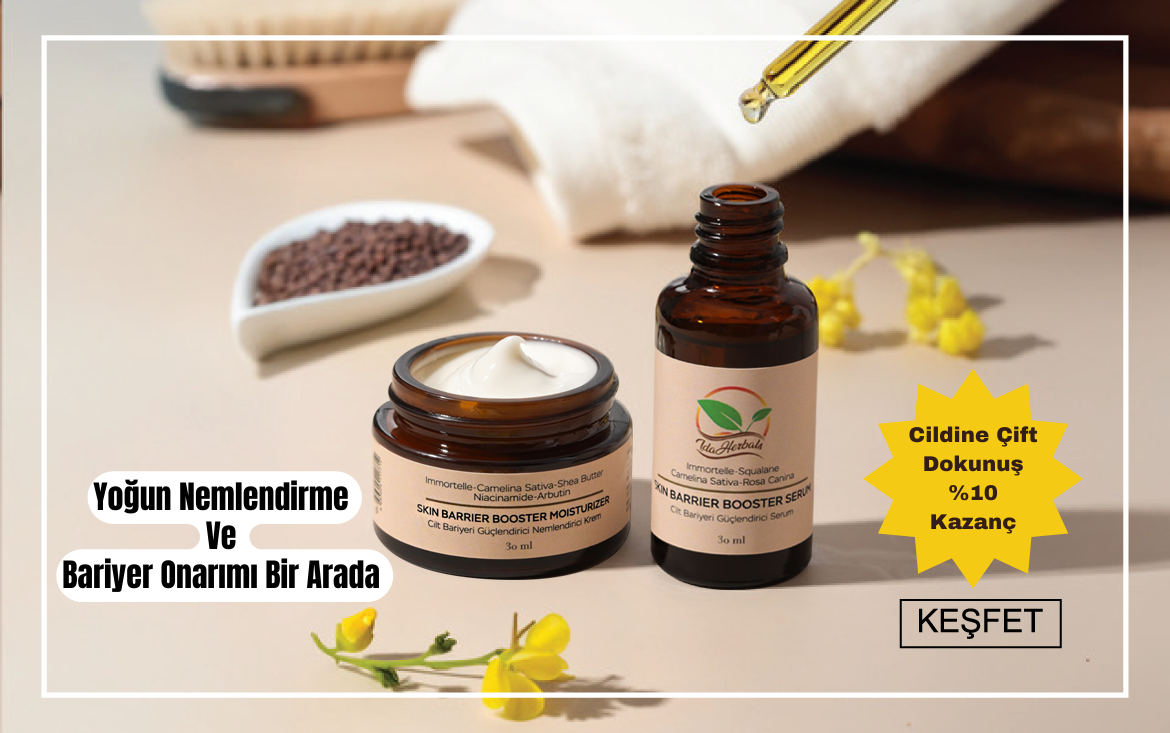 İda Herbals Serum ve Nemlendirici Krem Seti – Sağlam cilt bariyeri için bakım - %10 İndirimli
