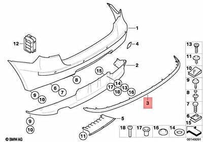 ARKA TAMPON ORTA ÇITA E87 51127136091
