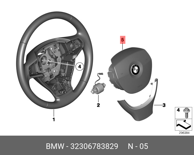 DİREKSİYON AİRBAG F10/F10LCI 32306783829