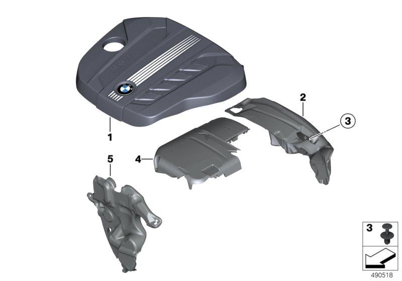 BMW MOTOR ÜST KEÇE F15/F25 11148512198