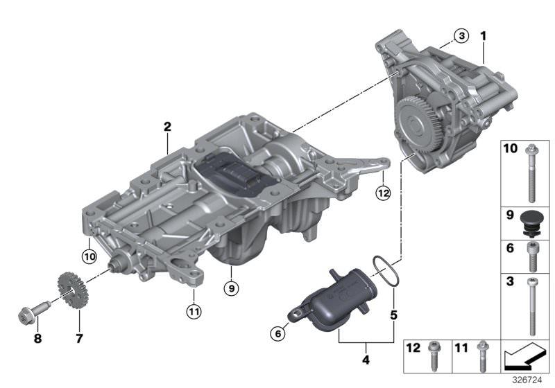 BMW YAĞ POMPASI N20 11417610378