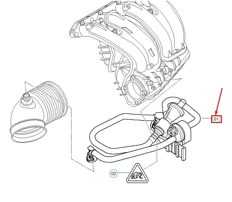 BMW EMME MANİFOLD VAKUMU N45N E87LCI/E90/E90LCI 11617578888