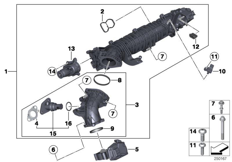 EMME MANİFOLD CONTASI N57N F30/F32/F10/F12/F15