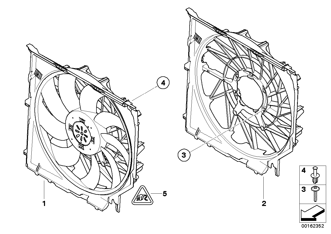 BMW FAN DAVLUMBAZI E83/E83LCI 17113415242