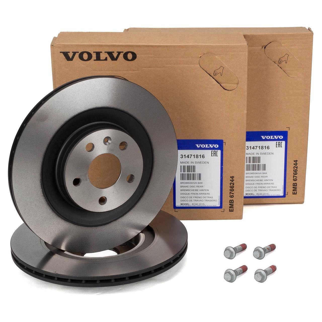 VOLVO ARKA FREN DİSKİ (S60III-XC90II-S90II-V90II-XC60II) (2016-) (17) 31471816