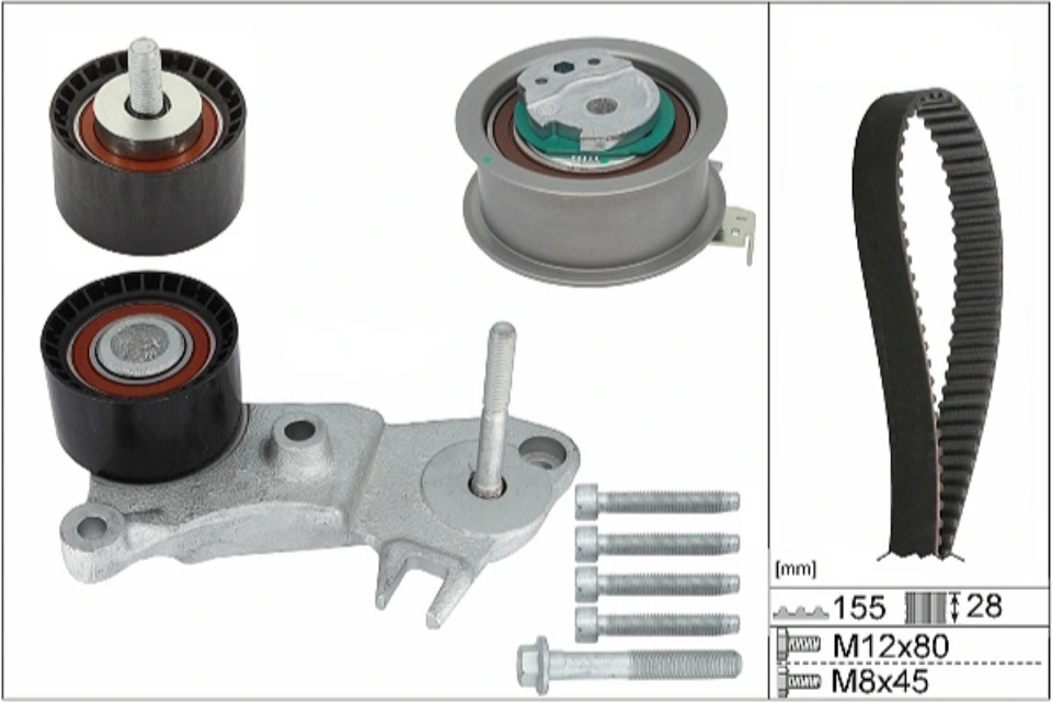 VOLVO TRİGER KAYIŞI SETİ (P3+P5) (16-) (D4204TXX) (M.Ü.T.G.) 32213097 32298420