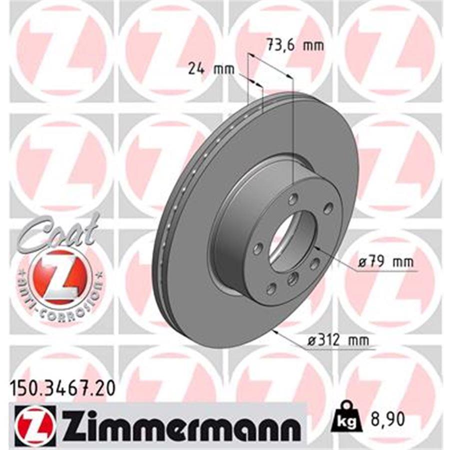 BMW ÖN FREN DİSKİ F20-F30-E90 LCI (6855006) 34116792219