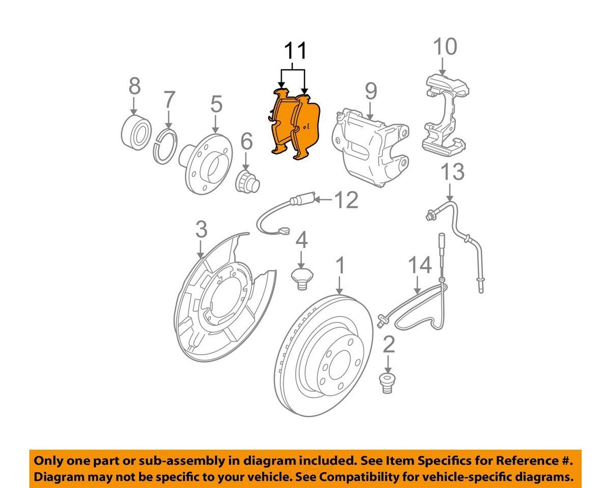 BMW ARKA FREN BALATASI E84-E87-E90 34216774692