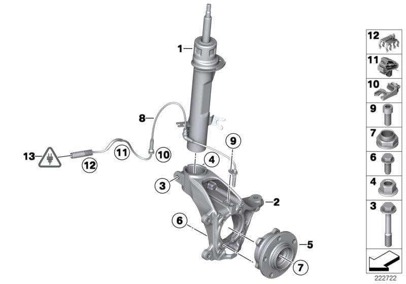 ABS SENSÖRÜ ÖN R60/R61 34529808193
