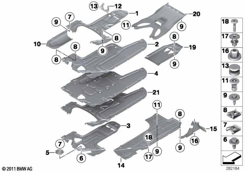 ARAÇ ALT KAPLAMA SOL F12/F12LCI 51757224461