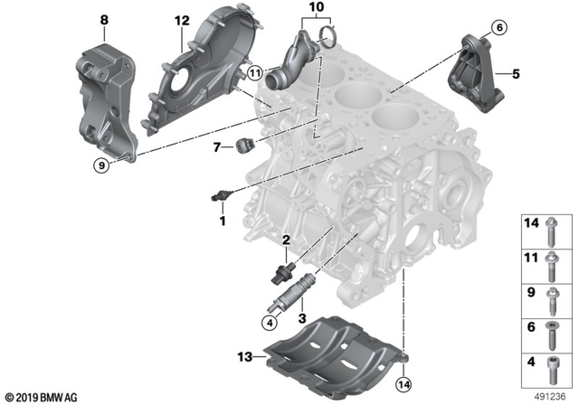BMW EKSANTRİK KAPAĞI F20/F45/F46/F30/F32/F36/F48/F39 11148512597