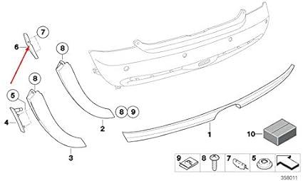 TAMPON BRAKETİ MİNİ COOPER ARKA SOL  51121492925