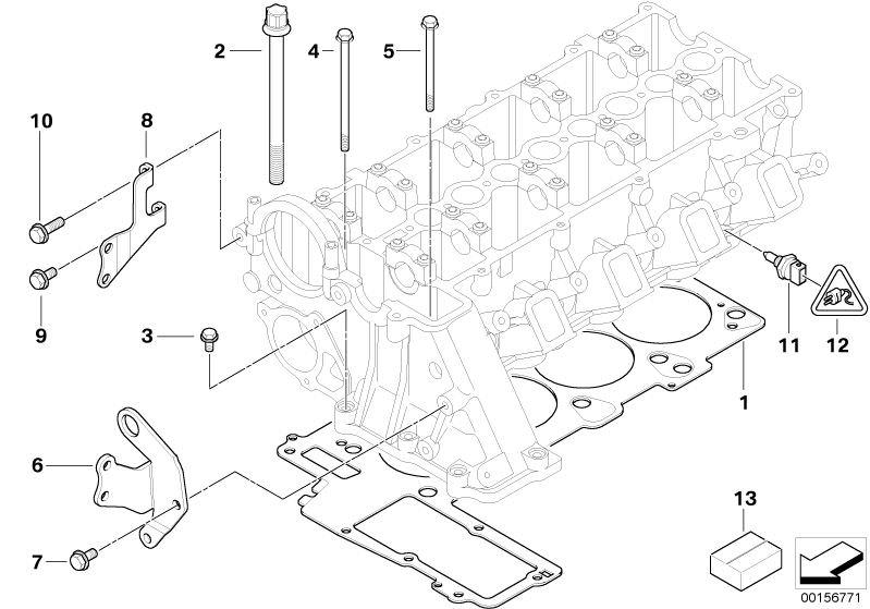 BMW SİLİNDİR KAPAK CONTA M47 3 KERTİK E46 11122247500