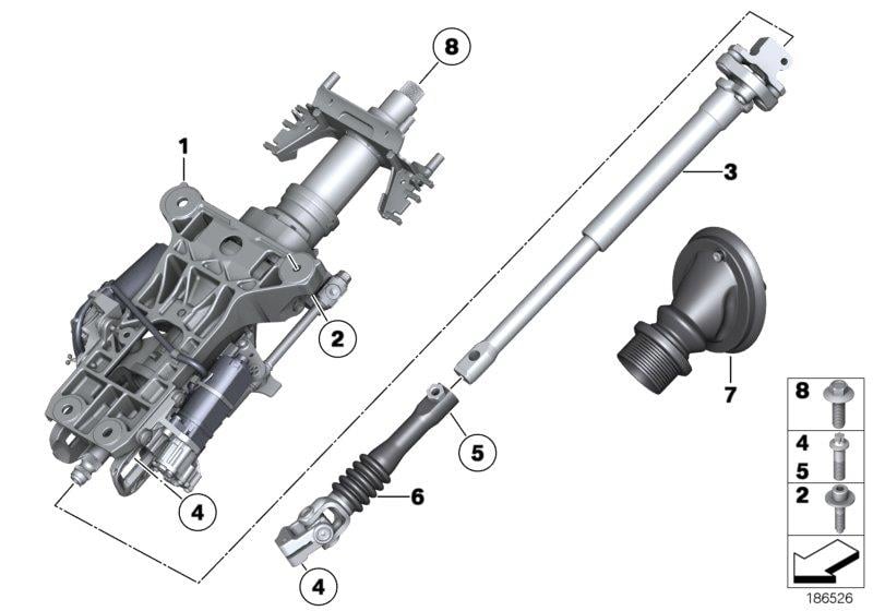 DİREKSİYON MİLİ ALT F10/F10LCI/F12/F12LCI/F01LCI