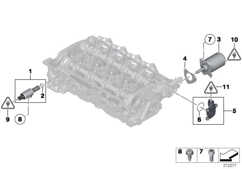 EKSANTRİK SENSÖRÜ R55/R55LCI/R56/R56LCI/R57/R57LCI 11377541677