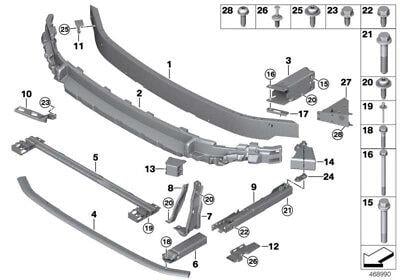 BMW ÖN İÇ TAMPON BAGLANTI DEMİRİ SOL 51117365269