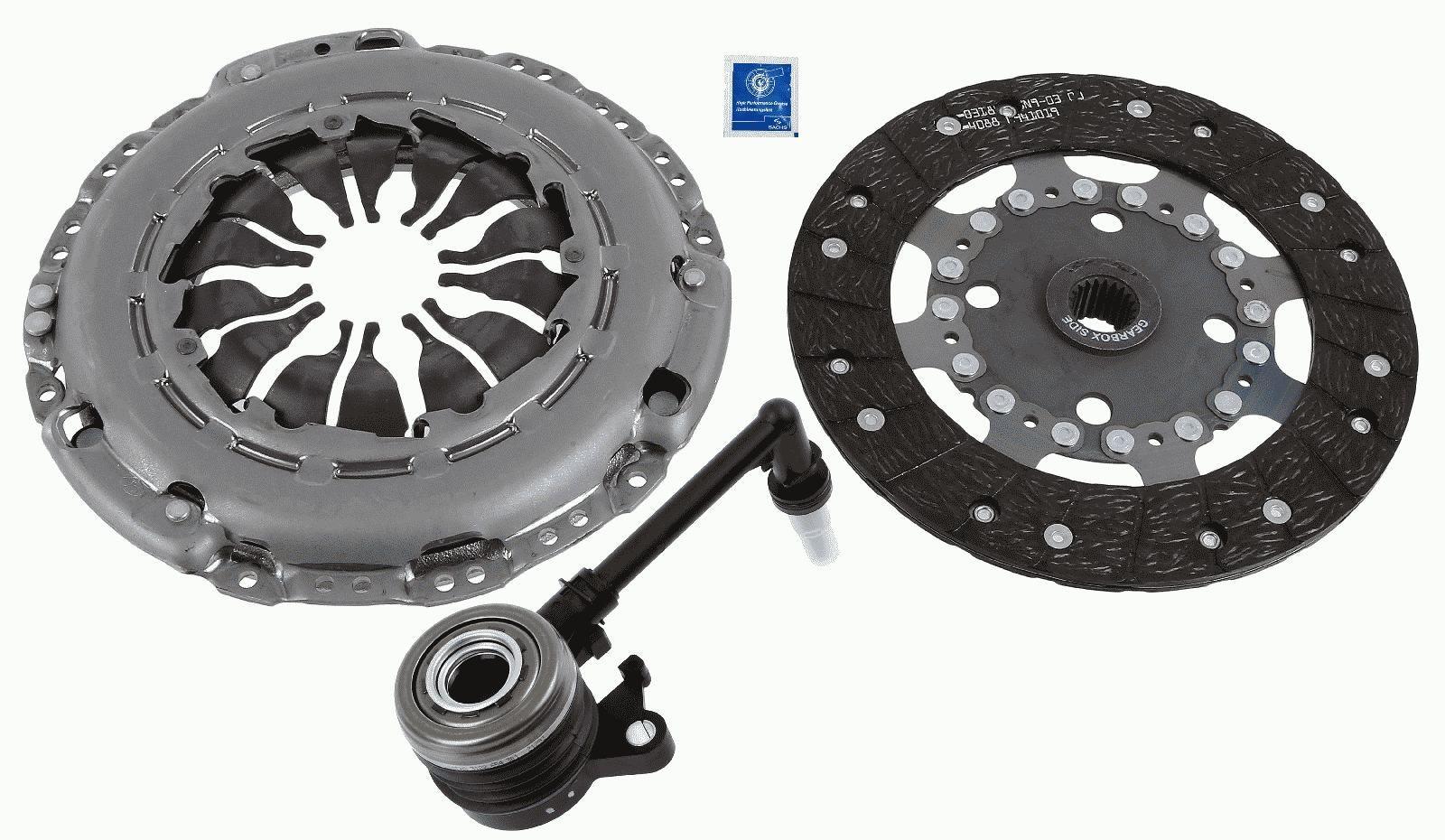DEBRİYAJ SETİ (BASKI+BALATA+RULMAN) DACIA DUSTER 1018 DUSTER II 18 1.2TCe 1.3TCe 1.5dCi 1.6SCe 4X4