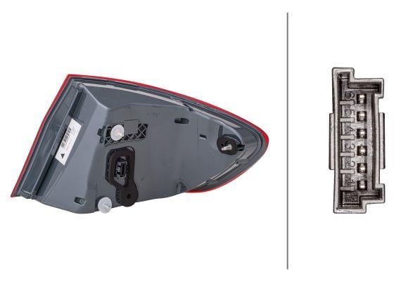 BMW ARKA DIŞ STOP (LED) SOL 63217306161