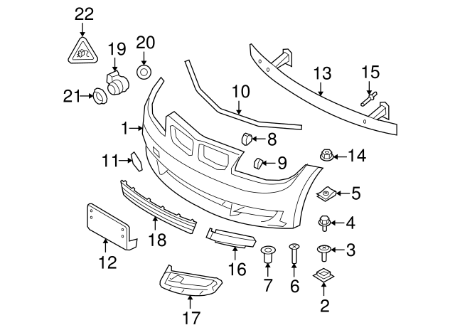 ÖN TAMPON PDCLİ E88/E82 COUPE / CABRİO 51117209153