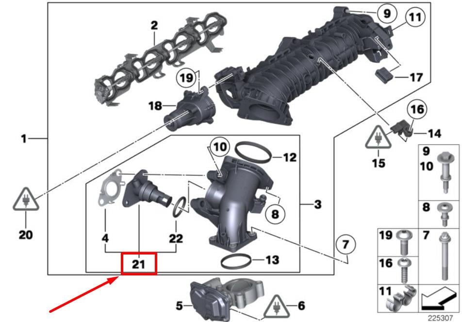 EMME MANİFOLD BORUSU N47N E90LCI/F20/F30/F32/F10